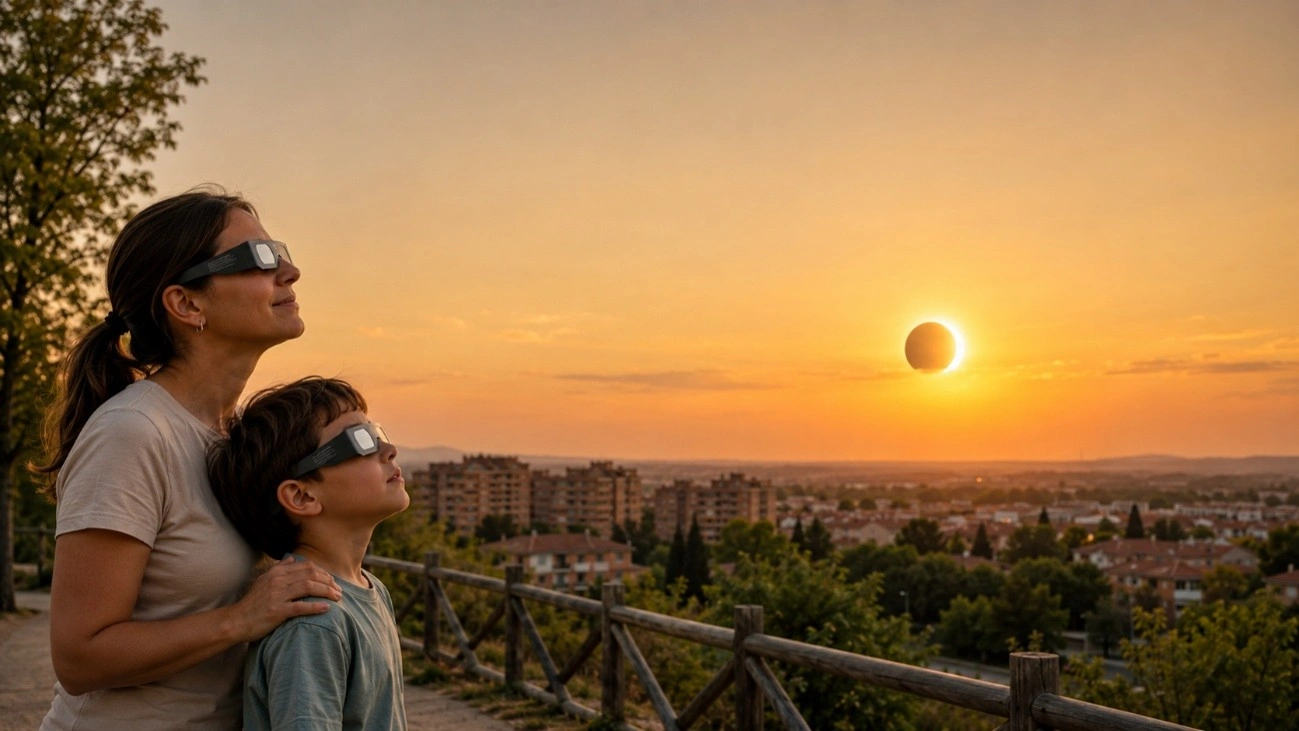 eclipse solar optica dorado