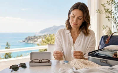 Viajar en verano con gafas y lentes de contacto: consejos desde una óptica